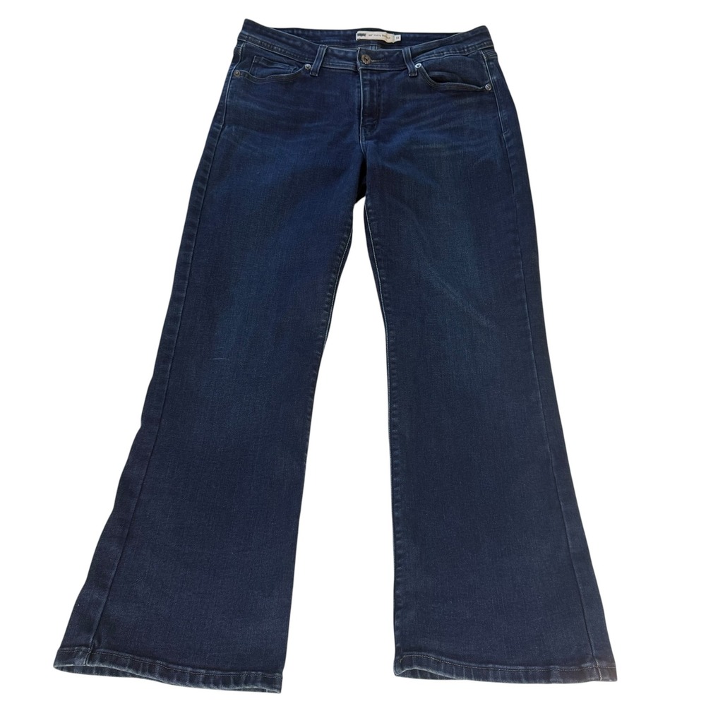 Levis 529 Curvy Bootcut Jeans Dark Wash Indigo Stretch Denim 16M W33 L32